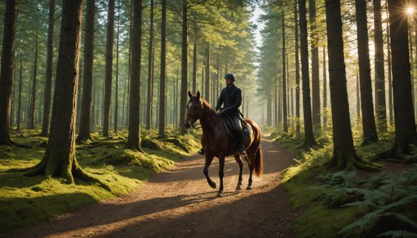 Partir en balade équestre au cœur de la forêt